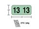 M-R04013 - 2013 Color Coded Year in pkg/270 (# 3513)