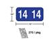 M-R04014 - 2014 Color Coded Year in pkg/270 (# 3514)