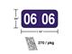 M-R0406LBEW - 06 Lt.Blue/White in pkg/270