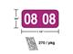 M-R0408 - 08 Purple/Black in pkg/270