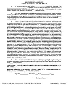 M12-A - Comprehensive Agreement Employment At-Will & Arbitra