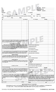 M25-A-IMP - Retail Buyers Order 50 to a pad Imprint