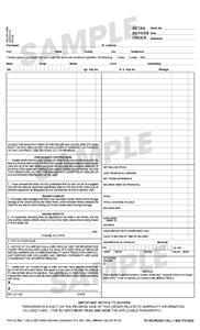 M25-DUP-IMP - Retail Buyers Order Duplicate Imprinted