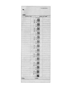 M-292 - TIME CARD