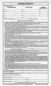 M33-NCR - LIMITED WARRANTY NCR