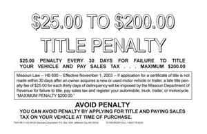 Title Penalty Sign