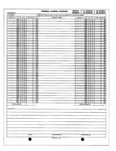 M-A-150 - GENERAL JOURNAL VOUCHERS
