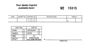 M-A-508-3 - CASH RECEIPTS