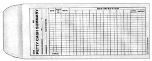M-DSA-230 - PETTY CASH ENVELOPES