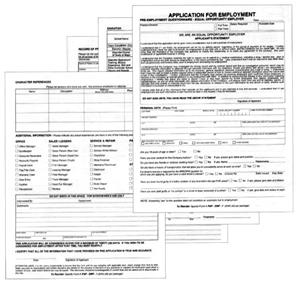 M-EMP-1 - Employment Application