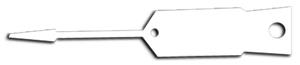 M-KTV-7W - KEY TAG ARROWS WHITE