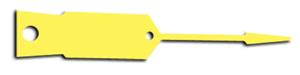 M-KTV-8Y - KEY TAG ARROWS Yellow