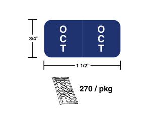 M-R15040O - October Dk. blue Ringbook Sheets (270 pkg)