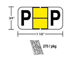 M-R3845P - Yellow/Black P pkg./270