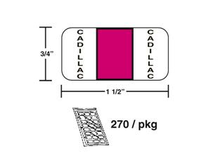 M-R602C - Cadillac Fl. Pink Color coded label