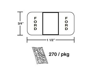 M-R605F - White Ford Ringbook(270 Pk)