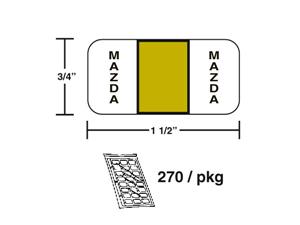 M-R611M - Gold Mazda Ringbook (270pk)