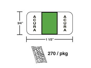 M-R622A - Acura light green label