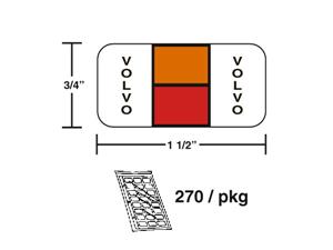 M-R635V - Orange/Red Volvo Ringbook (270pk)