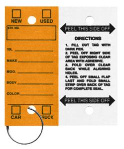 M-V1070 - Versa Key Tag Orange