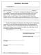 GENERAL RELEASE FORM