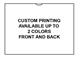 M-DSA-500 - BLANK CAR ENVELOPES WHITE