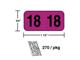Year 2018 stickers in packages # 3518