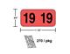 Year 2019 stickers in packages # 3519