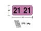 Year 2021 stickers in a package  # 3521