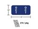 M-R15040O - October Dk. blue Ringbook Sheets (270 pkg)
