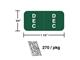 M-R15042D - Ringbooks Sheets December Dk. Green