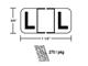 M-R3841L - White L pkg./270