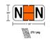 M-R3843N - Orange/Black N. pkg./270