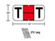 M-R3849T - Red/Black T pkg./270