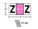 M-R3855Z - Pink/White Z pkg./270