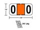 M-R5830OR - Orange Numeric O Ringbook (240 Pk)