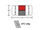 M-R627S - Red/Gray Saturn Ringbook (270pk)