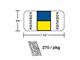 M-R634P - Blue/Yellow Porsche Ringbook (270pk)