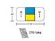 M-R636M - Lt. Blue/Yellow Mitsubishi (270pk)