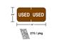 M-R640U - Brown Color Coded Label USED