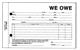 M-SA-1506 - WE OWE FORM